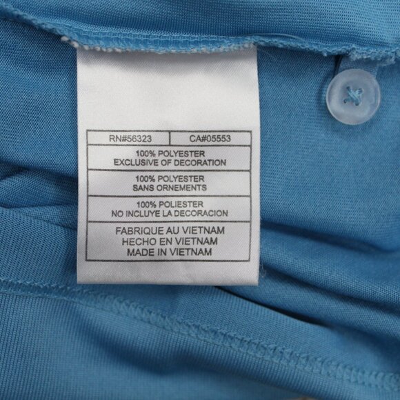 Nike Golf Polo Shirt Mens Small Blue FitDry Short Sleeve Polyester Pullover - Picture 8 of 13